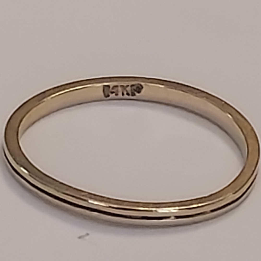 14KP Solid Gold Band Ring